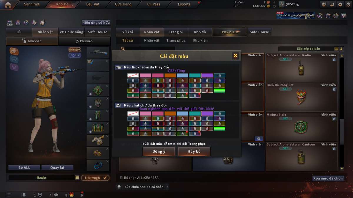 shop acc cf uy tin gia re